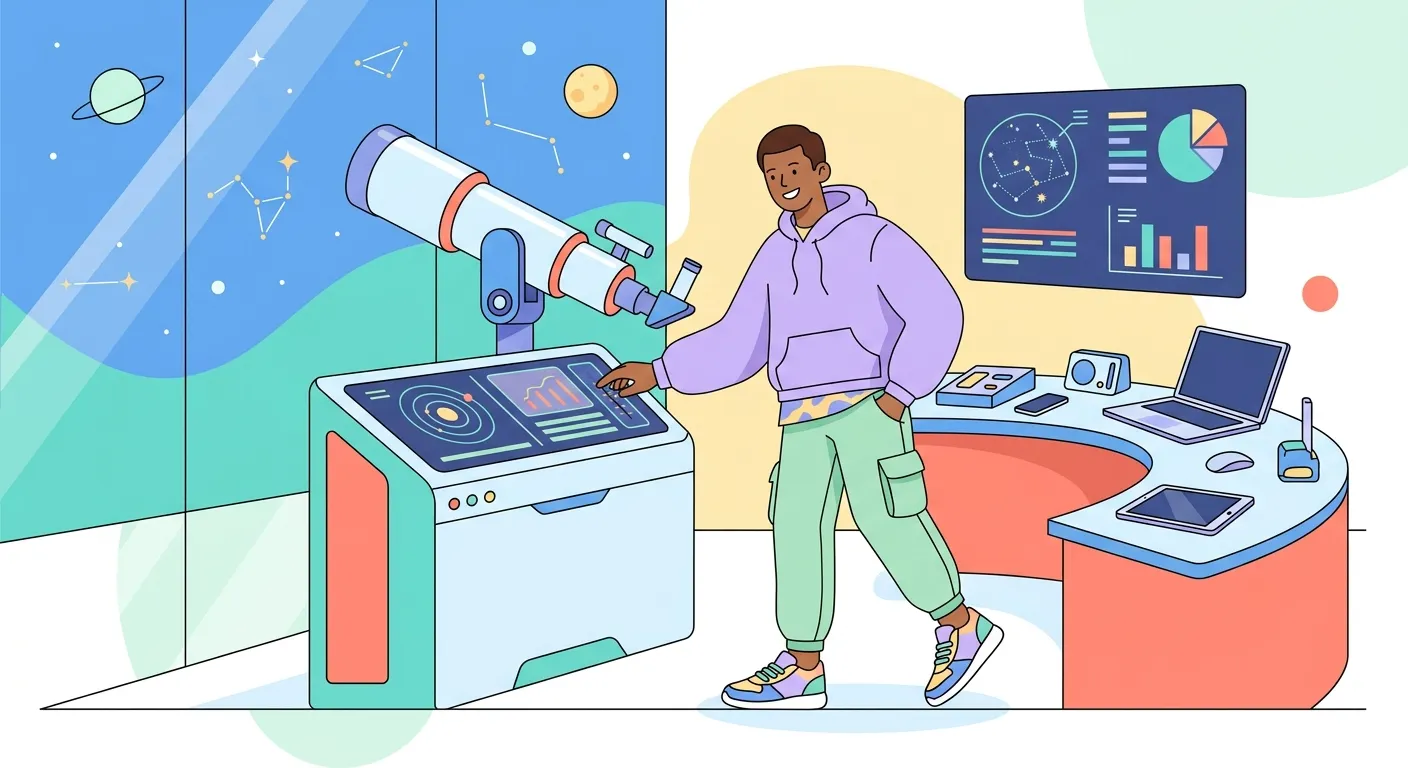 Ilustrasi perkuliahan jurusan Astronomi