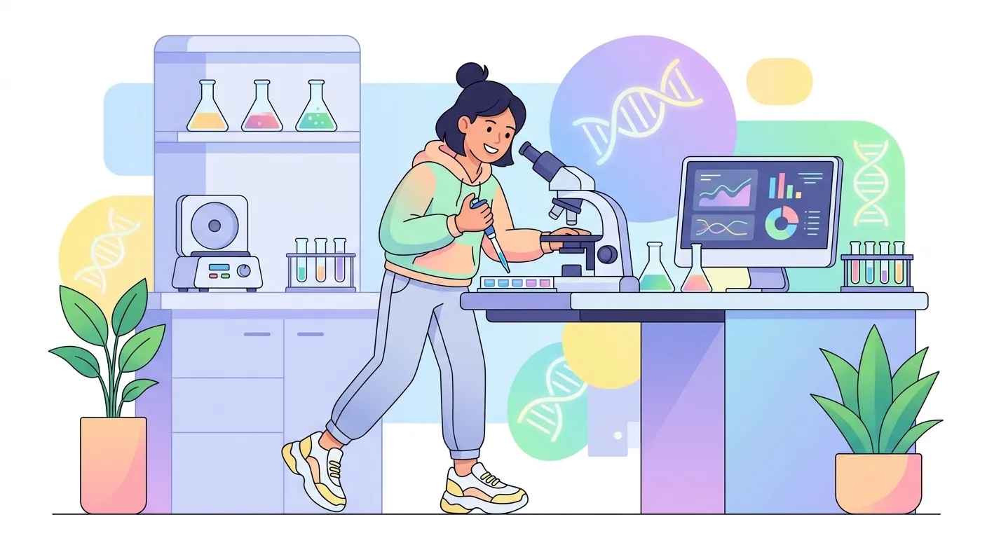 Ilustrasi perkuliahan jurusan Biologi