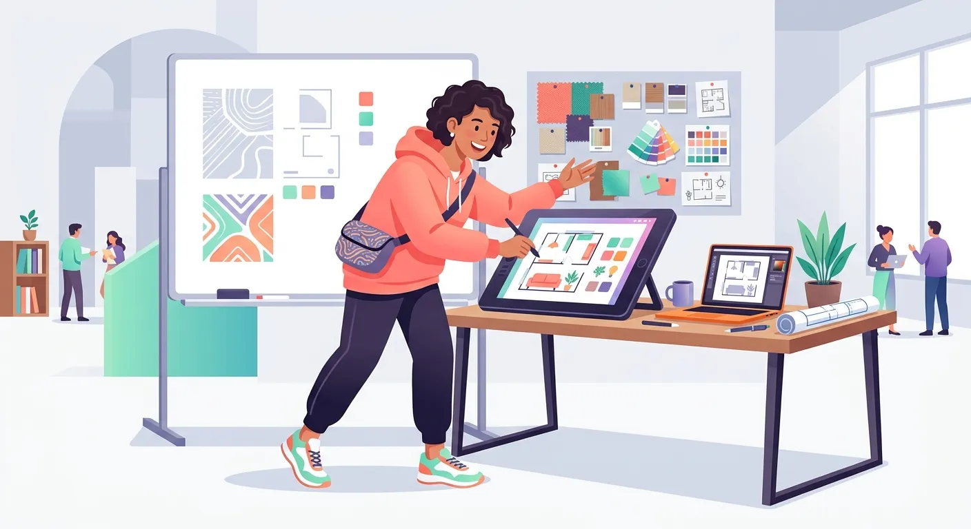 Ilustrasi perkuliahan jurusan Desain Interior