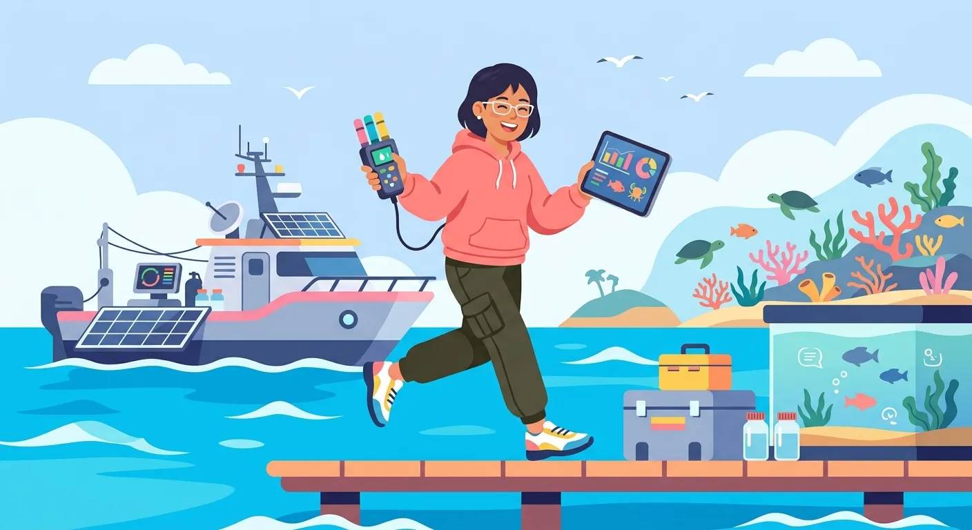 Ilustrasi perkuliahan jurusan Ilmu Kelautan