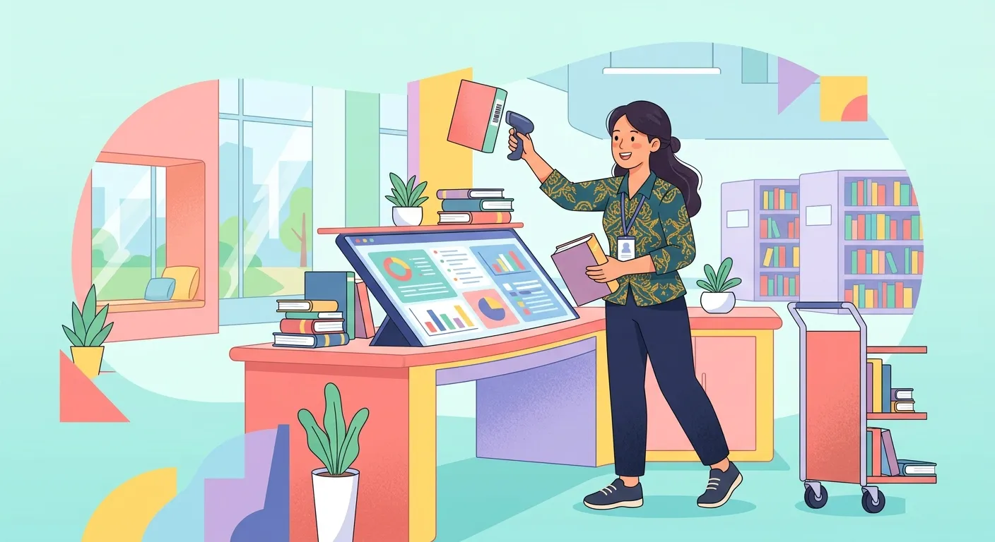 Ilustrasi perkuliahan jurusan Ilmu Perpustakaan