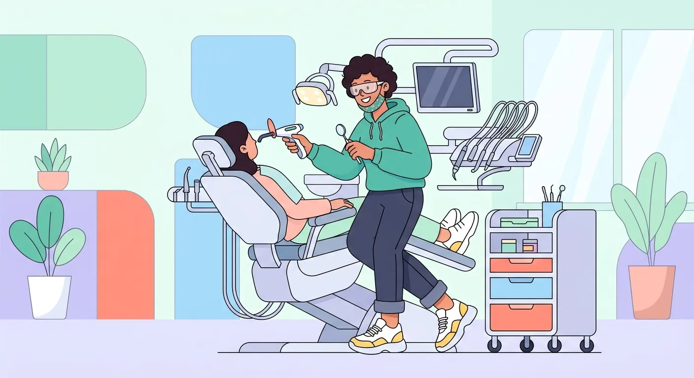 Ilustrasi perkuliahan jurusan Kedokteran Gigi