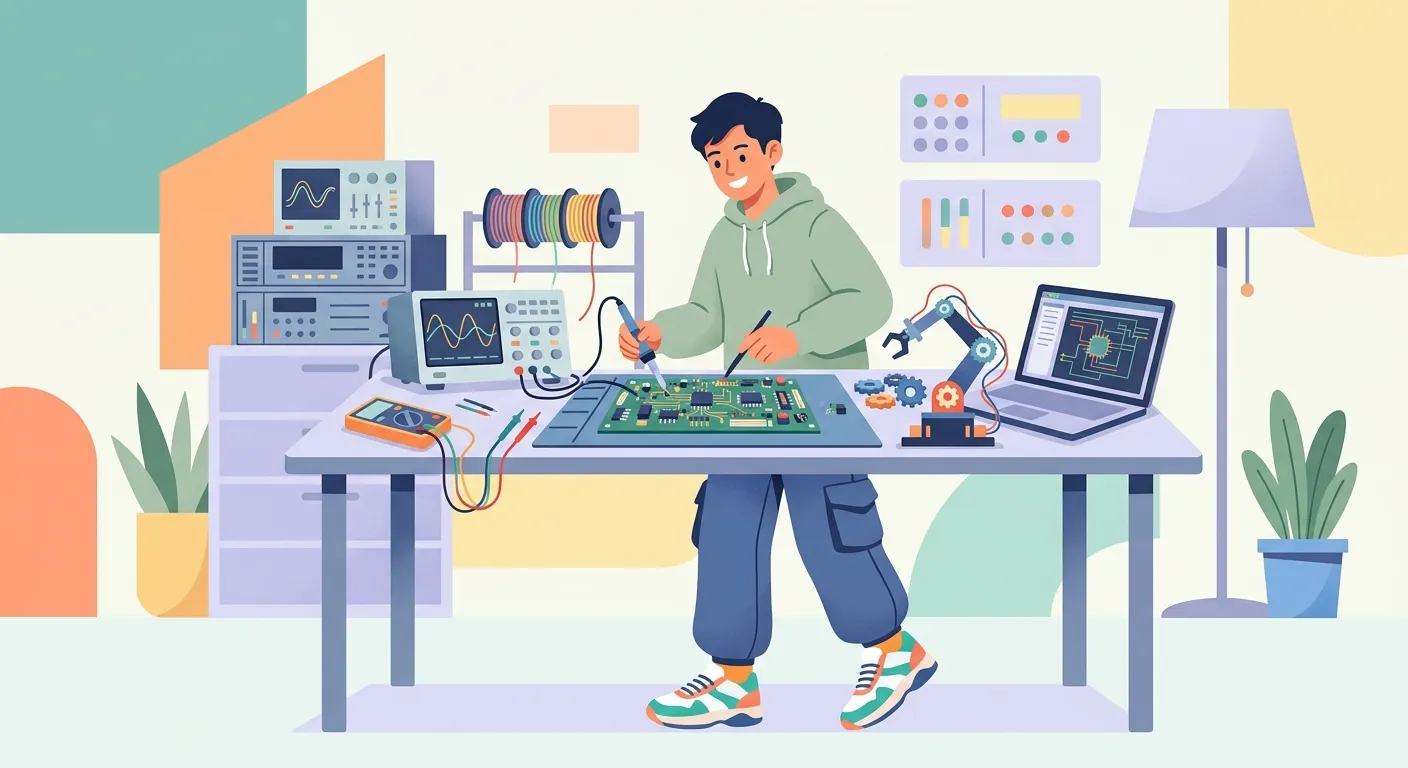 Ilustrasi perkuliahan jurusan Teknik Elektro