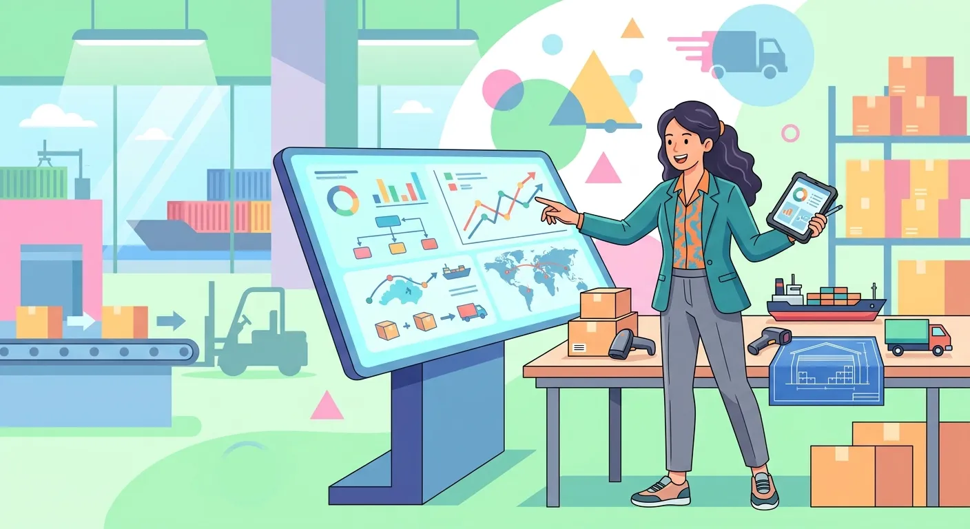 Ilustrasi perkuliahan jurusan Teknik Logistik