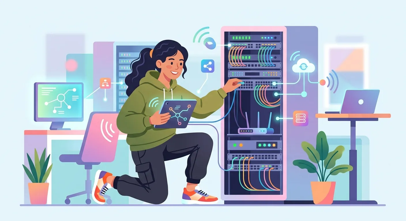 Ilustrasi perkuliahan jurusan Teknik Telekomunikasi